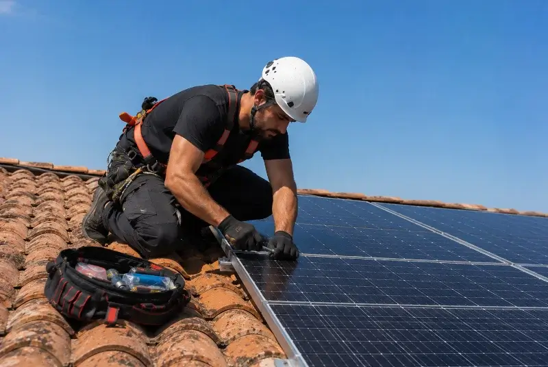 Maintenance et monitoring de panneaux solaires à Saint-Julien-en-Genevois